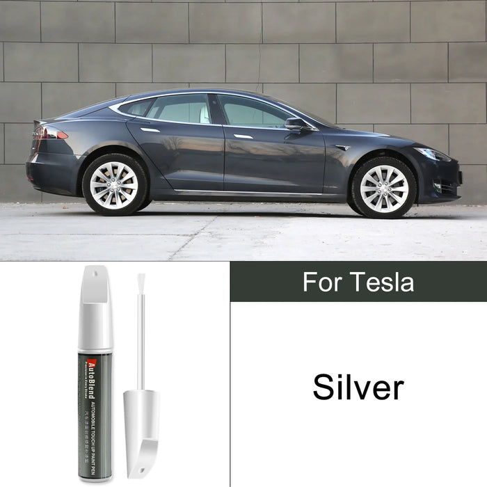Tesla Scratch Repair & Wheel Touch-Up Pen – For Model 3, Y, S, X | Clear Coat Gloss Enhancer | Car Paint Scratch Remover
