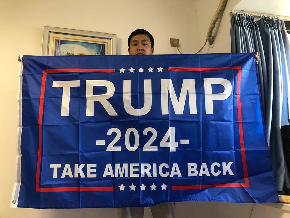 Trump 2024 Flag 90x150cm Take America Back Trump Flag