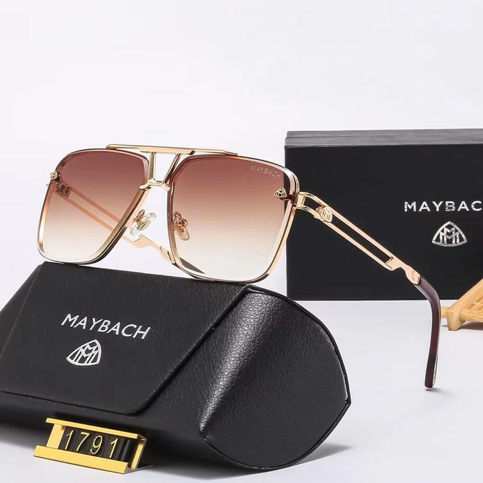 Maybach-Inspired Luxury Polarized Sunglasses – UV400 Anti-Glare Unisex Driving Glasses for Men & Women
