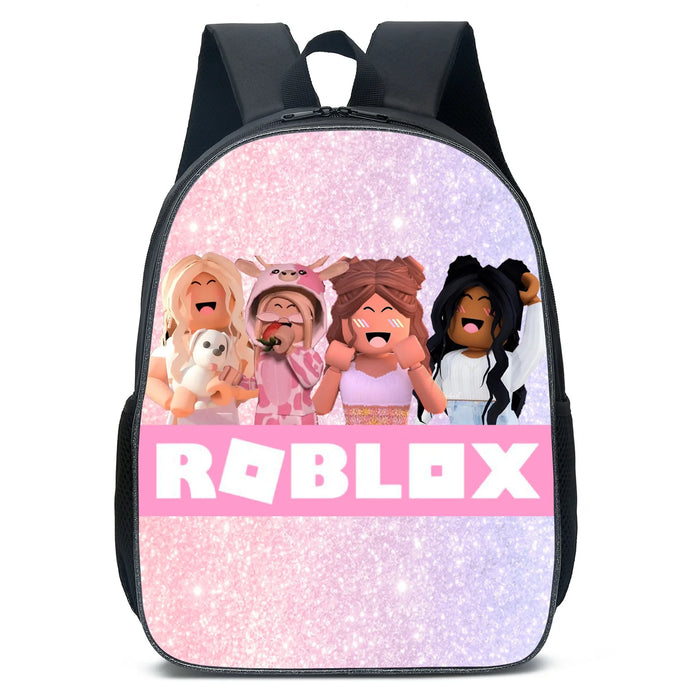 Roblox Three-piece Set of School Bag Game Backpack