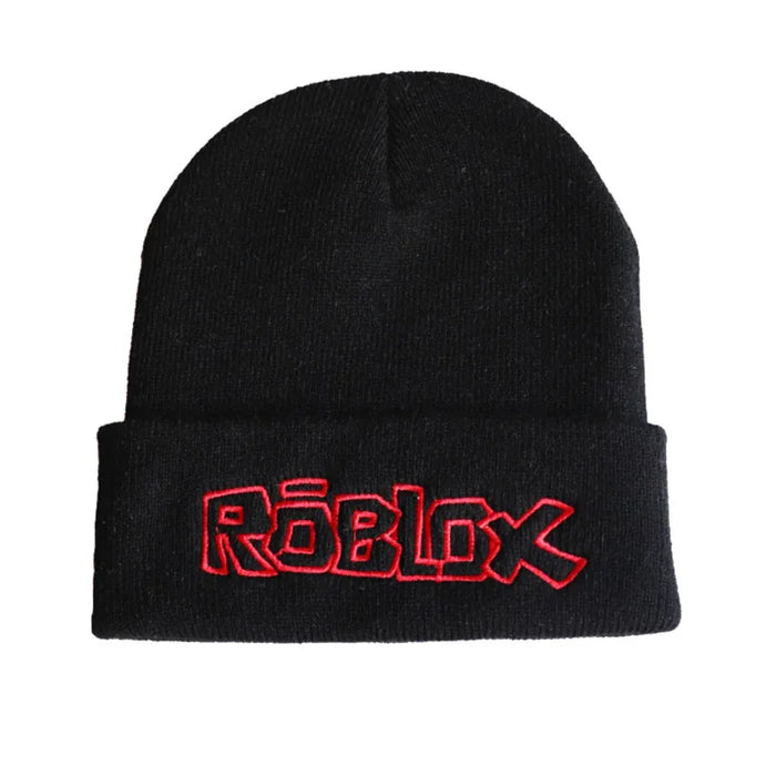 BlockBeanie™ Cartoon Knit Hat – Roblox-Inspired Unisex Cap for Kids, Teens & Gamers