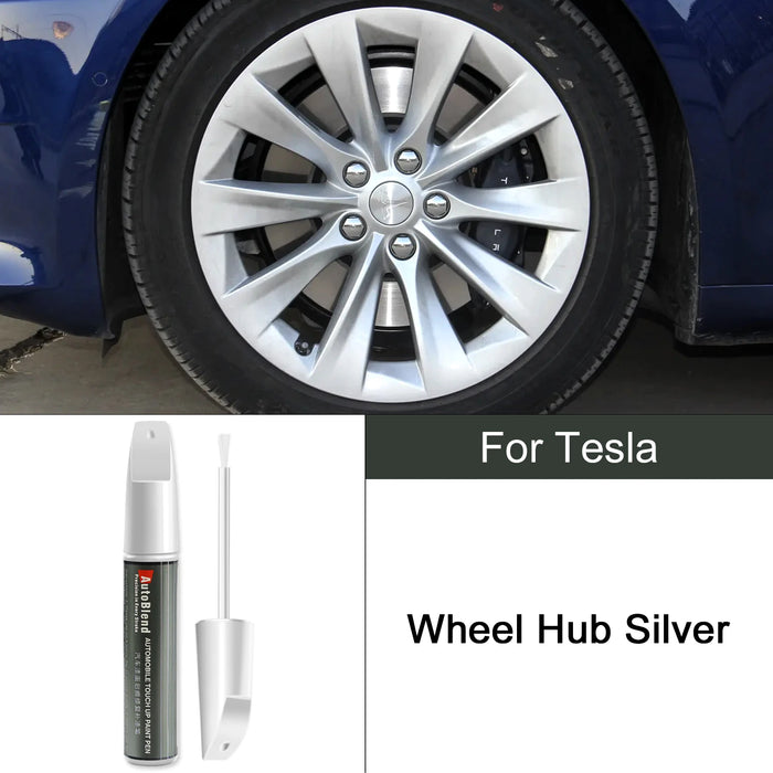 Tesla Scratch Repair & Wheel Touch-Up Pen – For Model 3, Y, S, X | Clear Coat Gloss Enhancer | Car Paint Scratch Remover