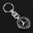 Luxury Double-Sided Metal Keychain Pendant for Mercedes-Benz – Premium Key Ring for A/B/C/E-Class, C200L, GLC, GLK, CLA, GLA