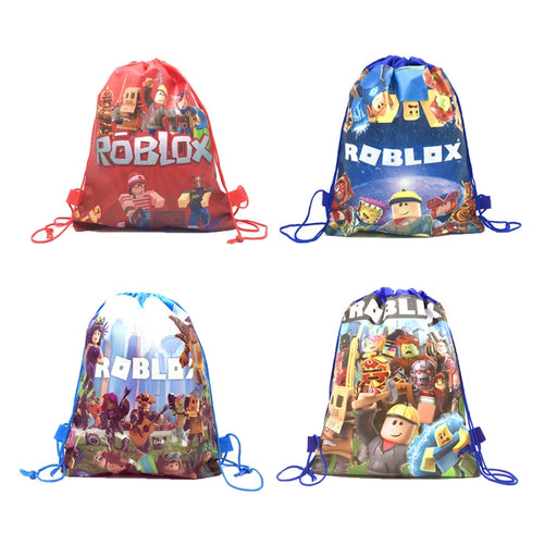 Roblox Drawstring Bags – 6/12/18/56PCS Bags for Kids Birthday & Game Party Supplies