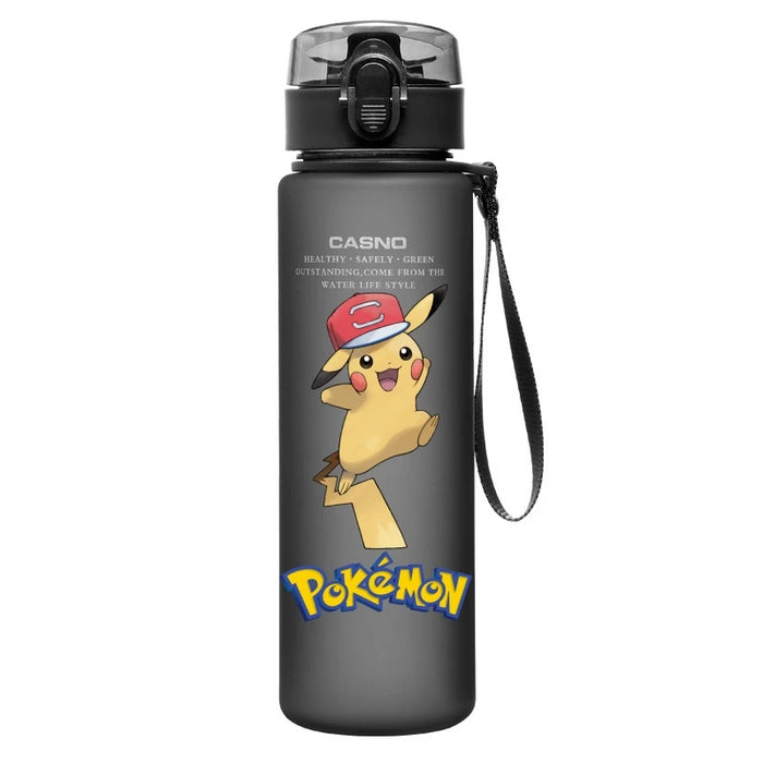 Pokemon Anime Portable Pikachu Cartoon Outdoor Sports Large Capacity Water Bottle