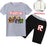 Roblox™ Kids 2-Piece Summer Set – Roblox-Inspired Cartoon T-Shirt & Shorts for Boys & Girls