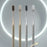 Luxury Metallic Edition Toothbrush | Elegant Gold & Silver Design with Medium-Firm Bristles for Adults