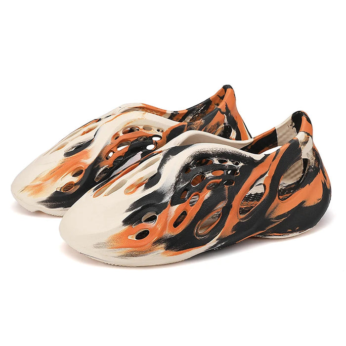 New YZY-Style Camouflage Foam Clogs – Men’s Non-Slip Cloud Runner Slides