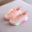 YZY-Style Kids LED Light-Up Breathable Luminous Sport Shoes for Boys & Girls, Toddler Glowing Running Sneakers