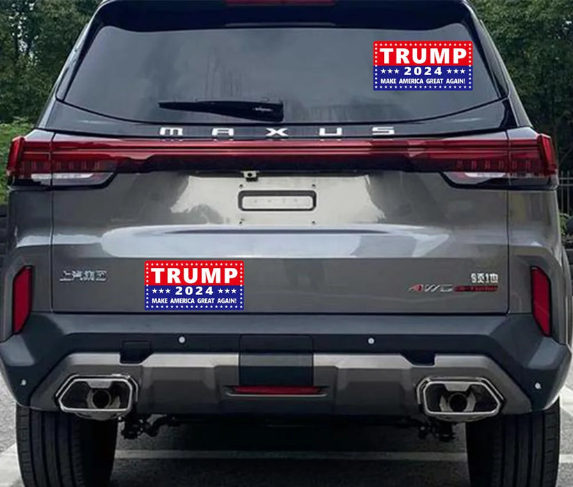 5 Pack Trump 2024 Car Stickers, Make America Great Again Bumper/wall/windows/ refrigerator Use