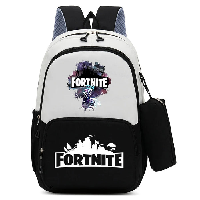 Fortnite™ 2-Piece Backpack & Pencil Case Set – Gamer Rucksack & Stationery Pouch for Students & Teens
