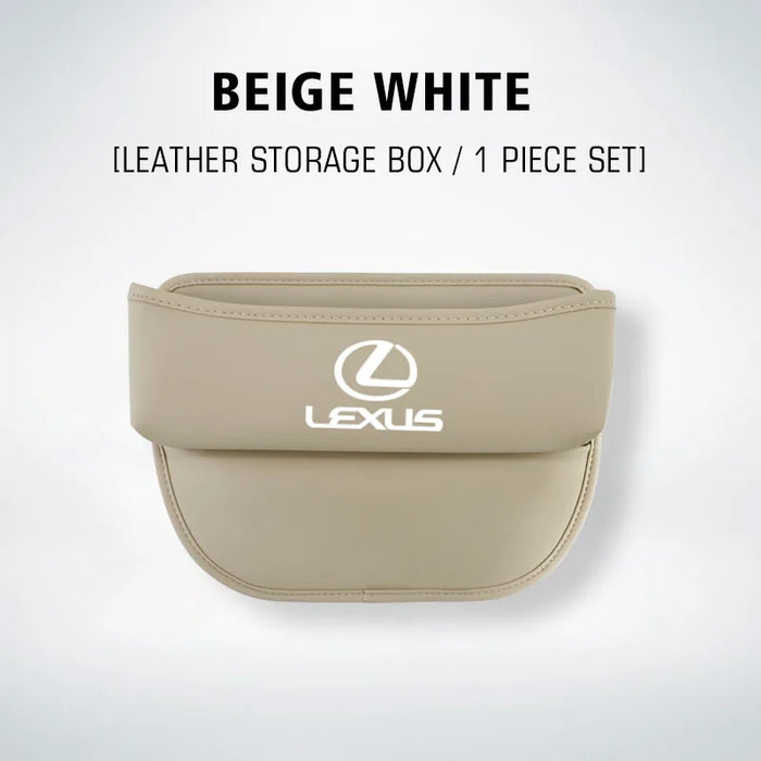 Lexus Car Seat Storage Box | Leather Gap Filler & Drop-Stopper for RX350, NX300h, IS250, ES350 & More