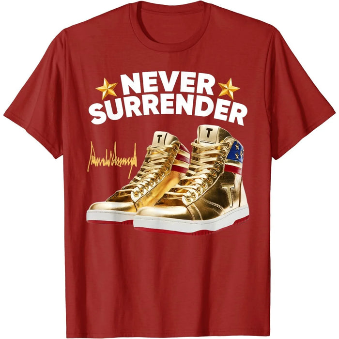 Trump  Never Surrender Sneakers Unisex T-Shirt