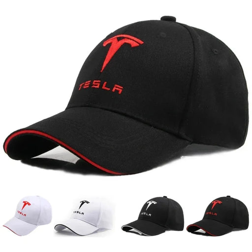 Tesla Snapback Cap – Premium Adjustable Baseball Hat for Model 3, Y, S, X, Roadster & Cybertruck Fans | Unisex Casual Racing Hat