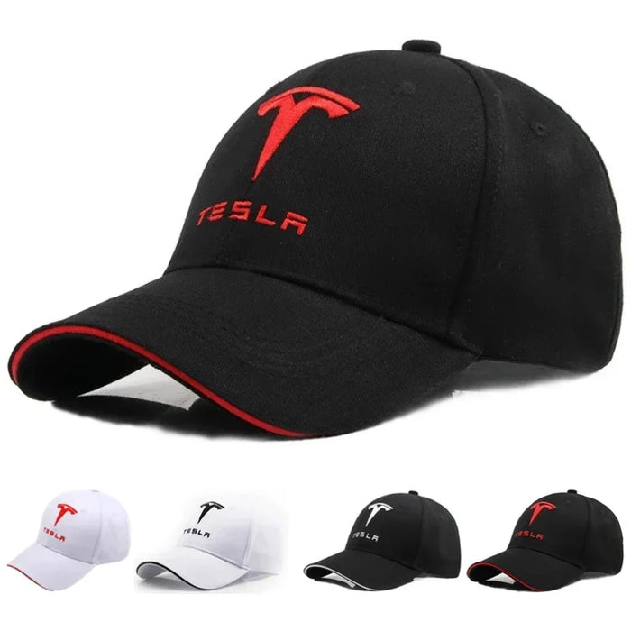 Tesla Snapback Cap – Premium Adjustable Baseball Hat for Model 3, Y, S, X, Roadster & Cybertruck Fans | Unisex Casual Racing Hat