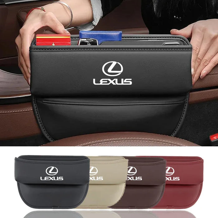 Lexus Car Seat Storage Box | Leather Gap Filler & Drop-Stopper for RX350, NX300h, IS250, ES350 & More