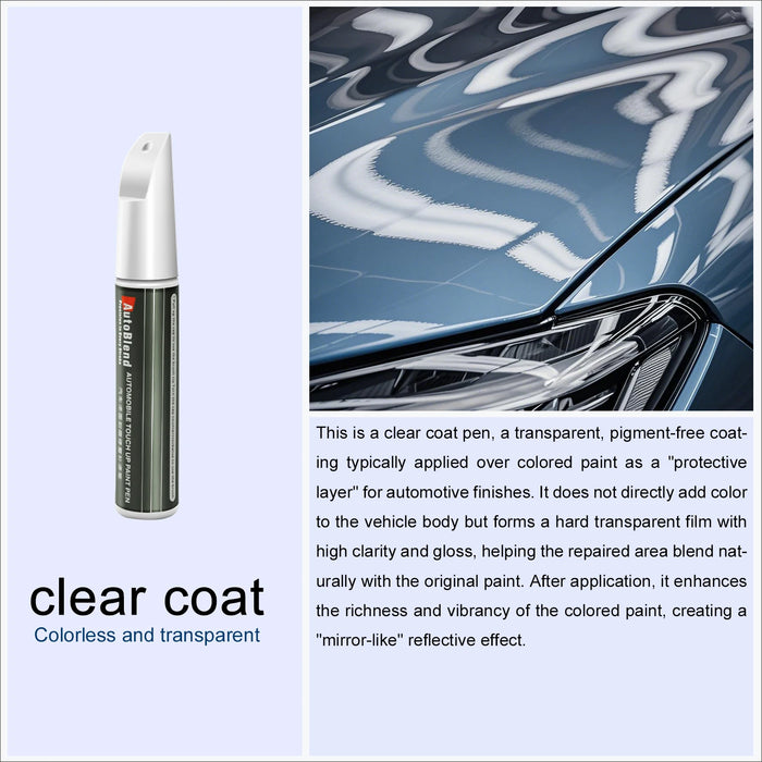 Tesla Scratch Repair & Wheel Touch-Up Pen – For Model 3, Y, S, X | Clear Coat Gloss Enhancer | Car Paint Scratch Remover