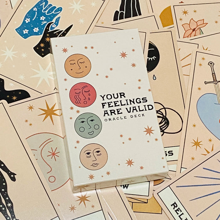 Your Feelings Are Valid Oracle Deck (2nd Edition) – 48 Mood Cards, English Tarot & Oracle Guidance Deck
