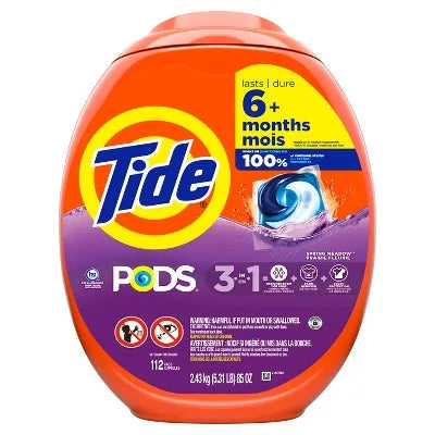 Laundry Detergent Spring Meadow He Deep Cleaning Concentrated Pods 8 Pacs - 6oz for Everyday Use