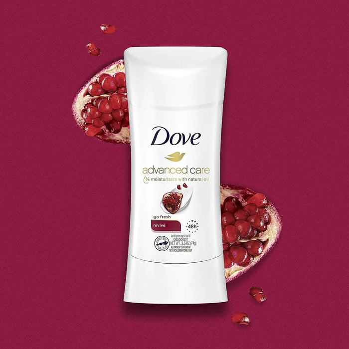 Dove Advanced Care Antiperspirant Deodorant, Revive, 2.6 Ounce (Pack of 2) 2.6 Ounce (Pack of 2)