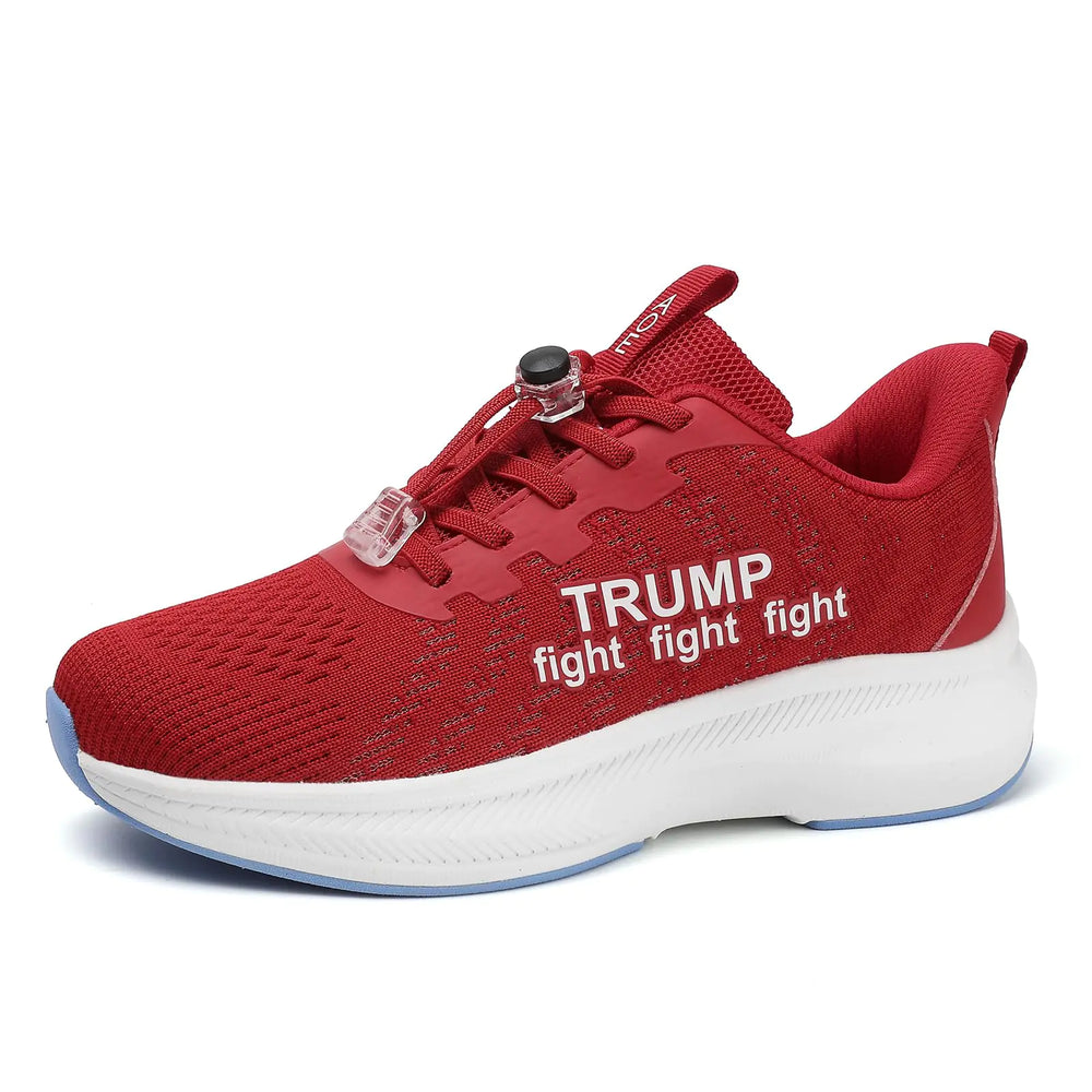 Trump Fashion Running Walking Red Athletic Workout Gym Sneakers