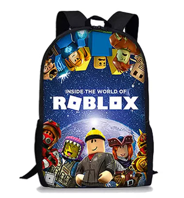 Cartoon Roblox Backpack for Kids