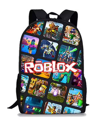 Cartoon Roblox Backpack for Kids