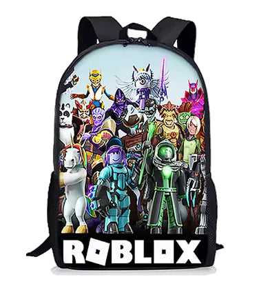 Cartoon Roblox Backpack for Kids