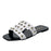 Chic Rivet Flat Sandals for Women