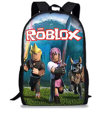 Cartoon Roblox Backpack for Kids