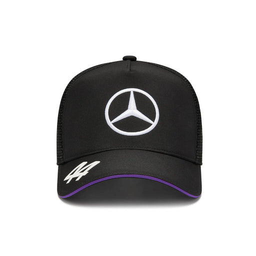 MERCEDES AMG PETRONAS F1 2024 Lewis Hamilton Trucker Kappe - Schwarz - Einheitsgröße