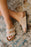WeeBoo Walk with Me Buckled Soft Footbed Sandals in Taupe