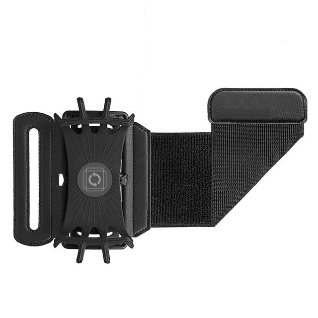 180 Degree Rotatable Running Wristband Phone Case Arm Band Sport Cycling Gym Wristlet Belt Armband Bag