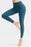 Elastic Waistband Spliced Mesh Yoga Leggings