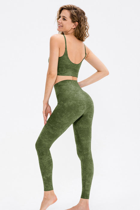 Printed High Waist Yoga Leggings