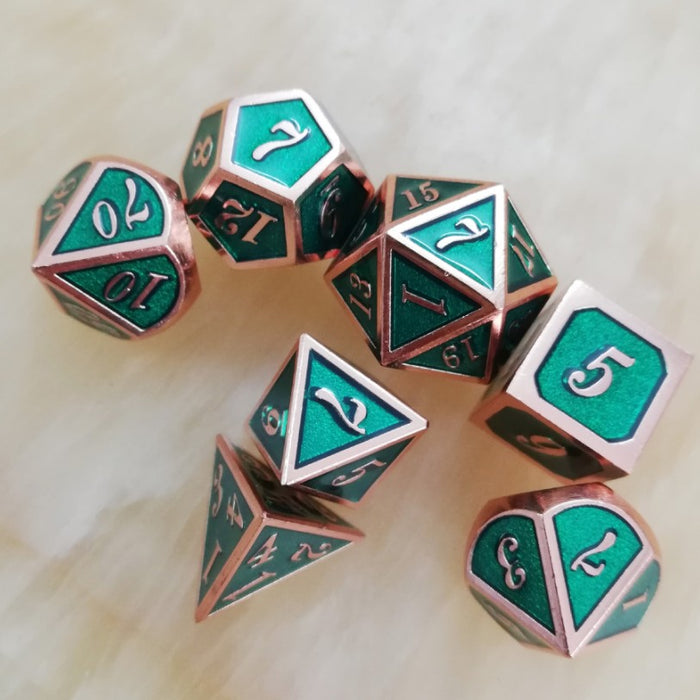 New font Dungeons & Dragons 7pcs/set Creative RPG Dice