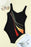 Striped Sleeveless One-Piece Swimsuit