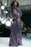 Sequin Long Sleeve Formal Dress