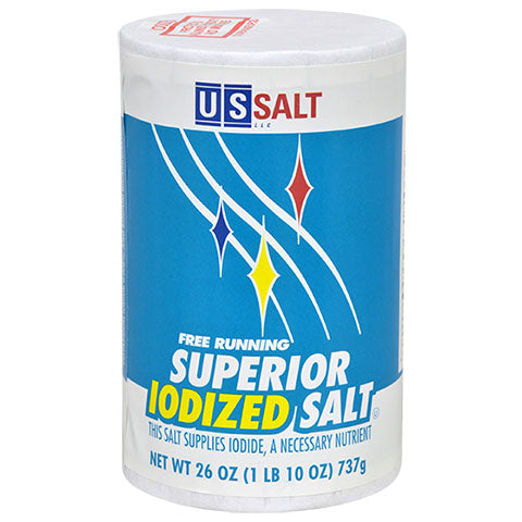Salt Iodized Salt, 26-oz. Canisters