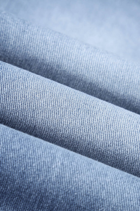 Full-Length Pocket Wide Leg Jeans