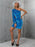 Ruched One-Shoulder Cutout Velvet Dress