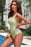 Spliced Mesh One-Shoulder One-Piece Swimsuit