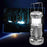 Portable Outdoor LED Camping Lantern With Fan Solar Charge Rechargeable Light Hanging Tent Lamp Fish Flashlight