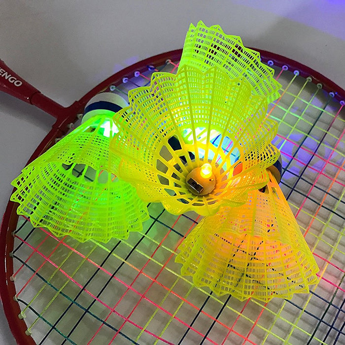 4Pcs Pack LED Luminous Badminton