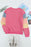 Color Block Ribbed Trim Sweatshirt