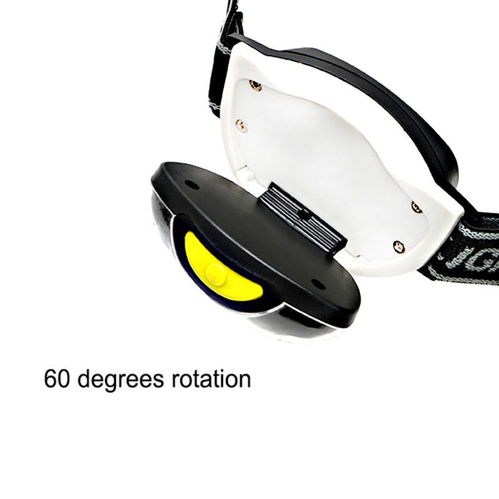 LED Headlight Head Bike Lamp Light Infrared Ray Mini Waterproof 800Lm 3 Modes 3xAAA battery Headlamp With Headband