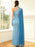 Sequin Super-Long Sleeve Halter Neck Split Dress