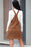 Corduroy Mini Overall Dress with Pocket
