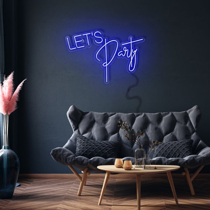 'Let's Party' Neon Sign