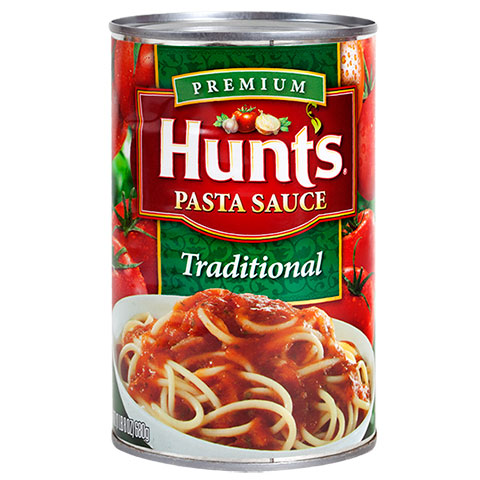Hunt’s Premium Traditional Pasta Sauce, 24-oz. Cans
